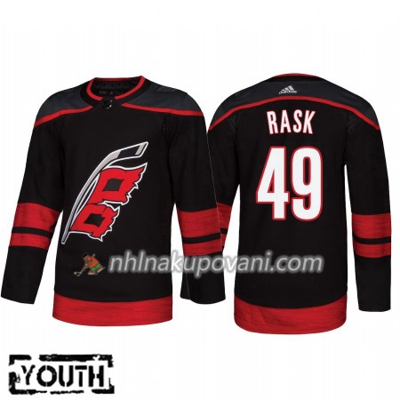 Carolina Hurricanes Dresy Victor Rask 49 Alternate 2018-2019 Adidas Authentic - Dětské